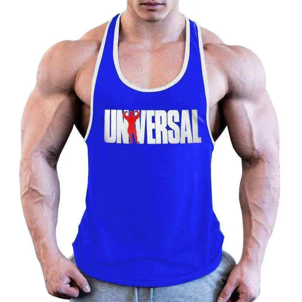 Gym Tank top Blue White Red