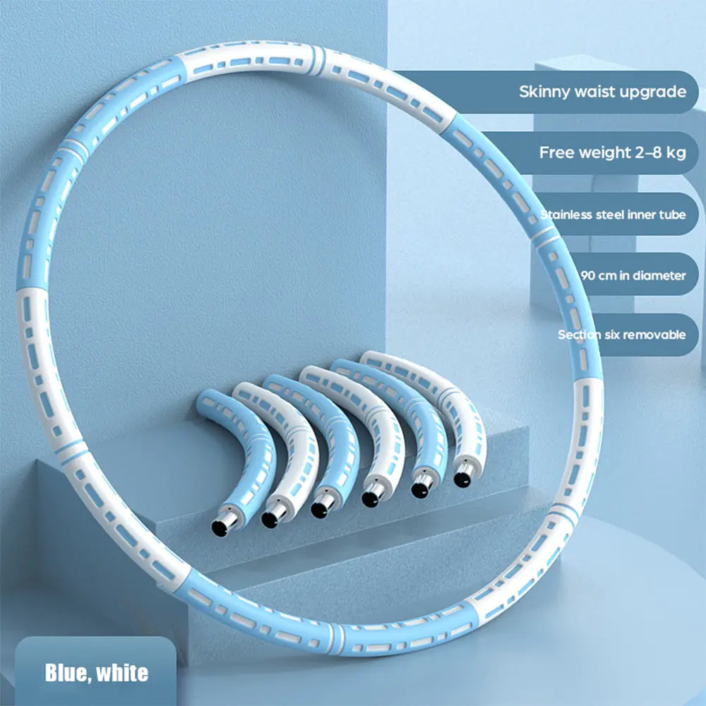 Skinny waist upgrade fitness aluminum tube blue white removable