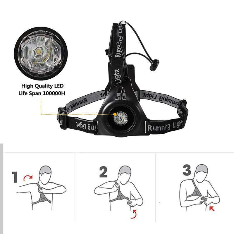 bright high quality led head flashlight