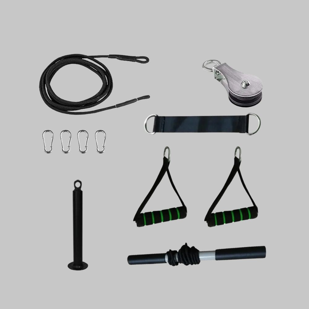 DIY Pulley Cable Gym Equipment for Home Workout
